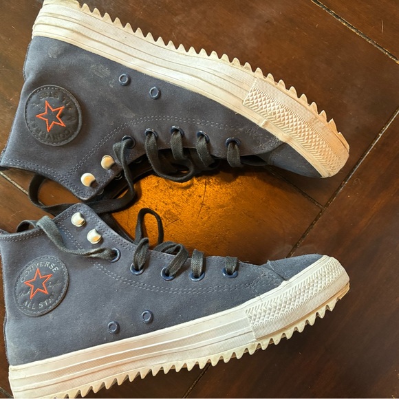 Converse winter High-Top Sneakers - Navy Blue - Picture 2 of 9